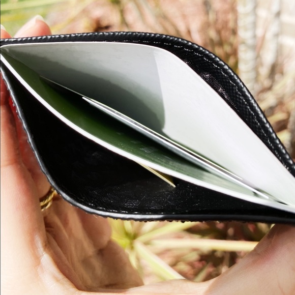 Kate spade card holder wallet black glitter - Picture 4 of 4